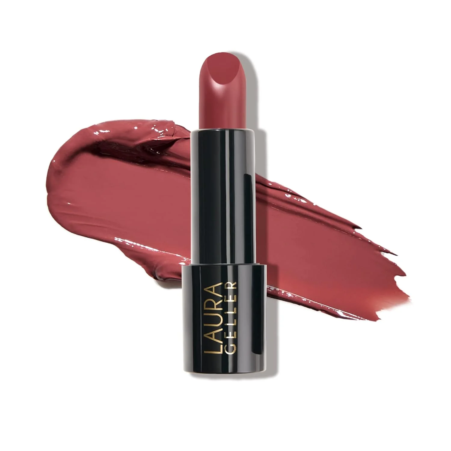 Elite LAURA GELLER NEW YORK Modern Classic Lipstick - Mauve Majesty - Ultra-Rich Color - Luxurious and Lightweight - Cream Finish Advanced