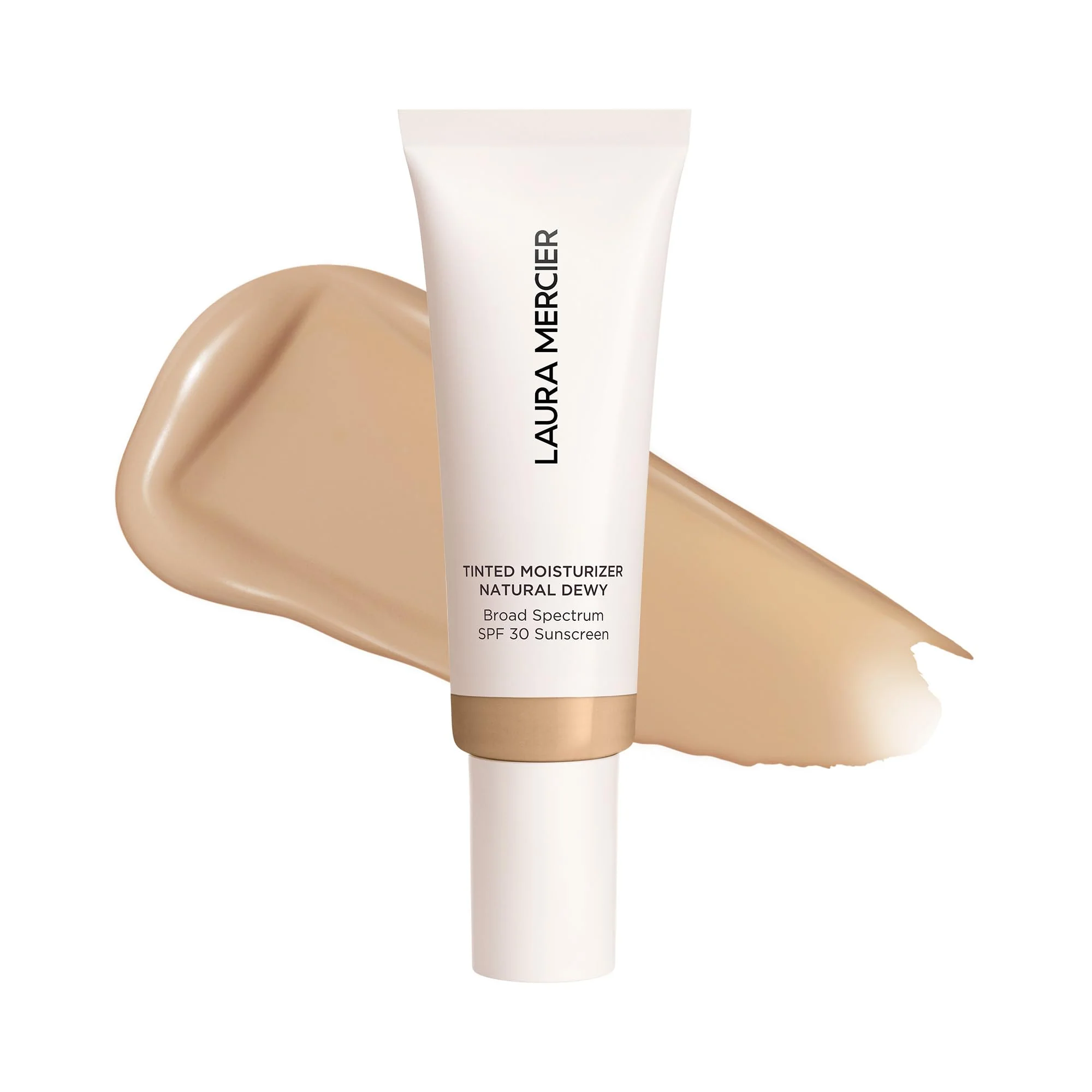 Selected Laura Mercier Tinted Moisturizer Natural Dewy with SPF 30 24HR Hydration Long Lasting Sheer to Light Buildable Coverage Dewy Finish Improve Elegant