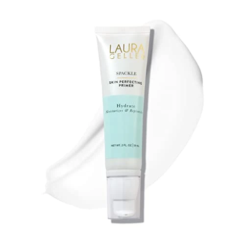 Exceptional LAURA GELLER NEW YORK Spackle Primer - Hydrate - Super-Size 2 Fl Oz - Hyaluronic Acid Makeup Primer for Mature Skin Comfortable