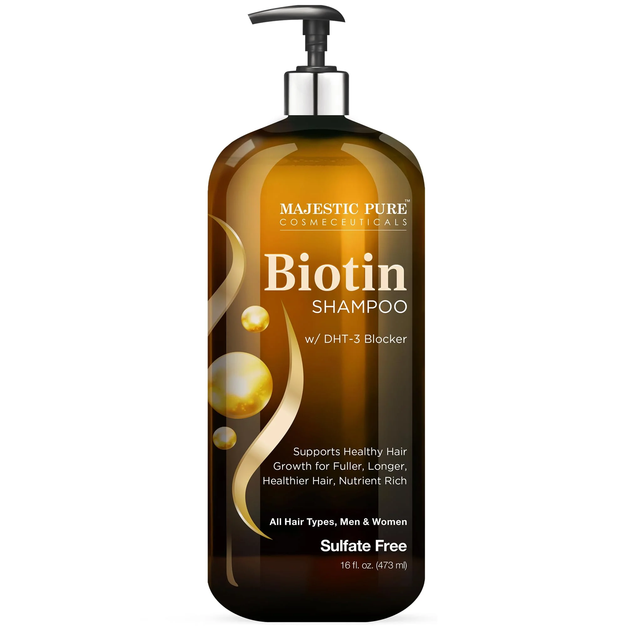 Prestigious Majestic Pure Rosemary Castor Biotin Shampoo for Thinning Hair-16fl oz Official