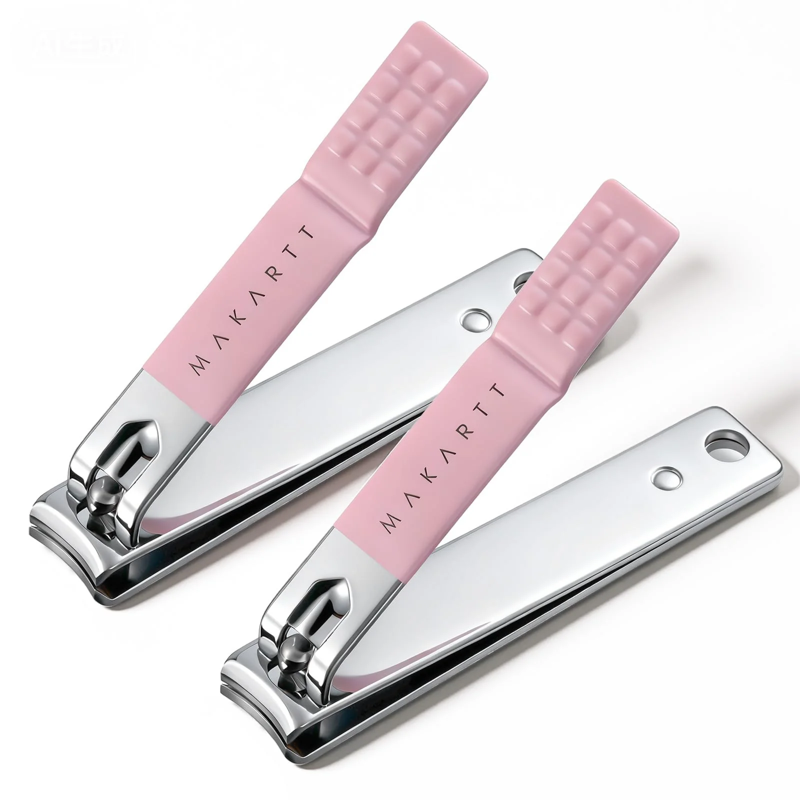 Certified Makartt Nail Clippers - Sharp Nail Cutters Fingernail Toenail Clippers for Thick Nails Curve Edge Portable Nail Clipper Set for Men Women Classic