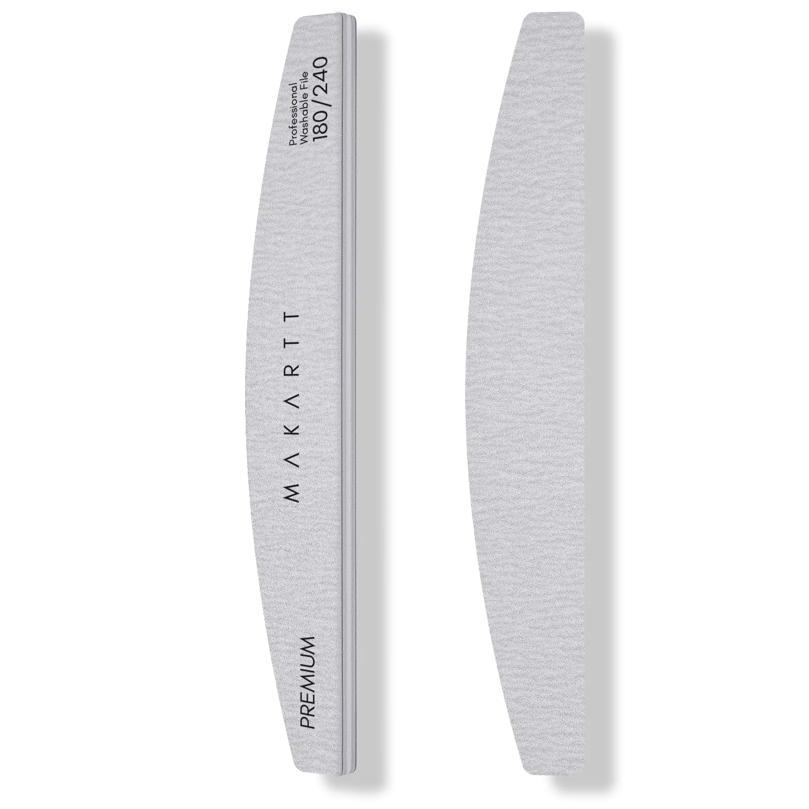 Expertly Made Makartt Nail File - 180 240 Grit Emery Boards for Nails 2Pcs Dual-Sided Fingernail Files for Natural Nails Prep Buffing Reusable Manicure Kit First-Class