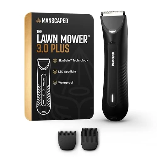 Flexible MANSCAPED® The Lawn Mower® 3.0 Plus Groin Body Hair Trimmer - Updated SkinSafe® Trimmer Blade Waterproof Wet Dry Groomer USB-C Rechargeable Men s Elegant