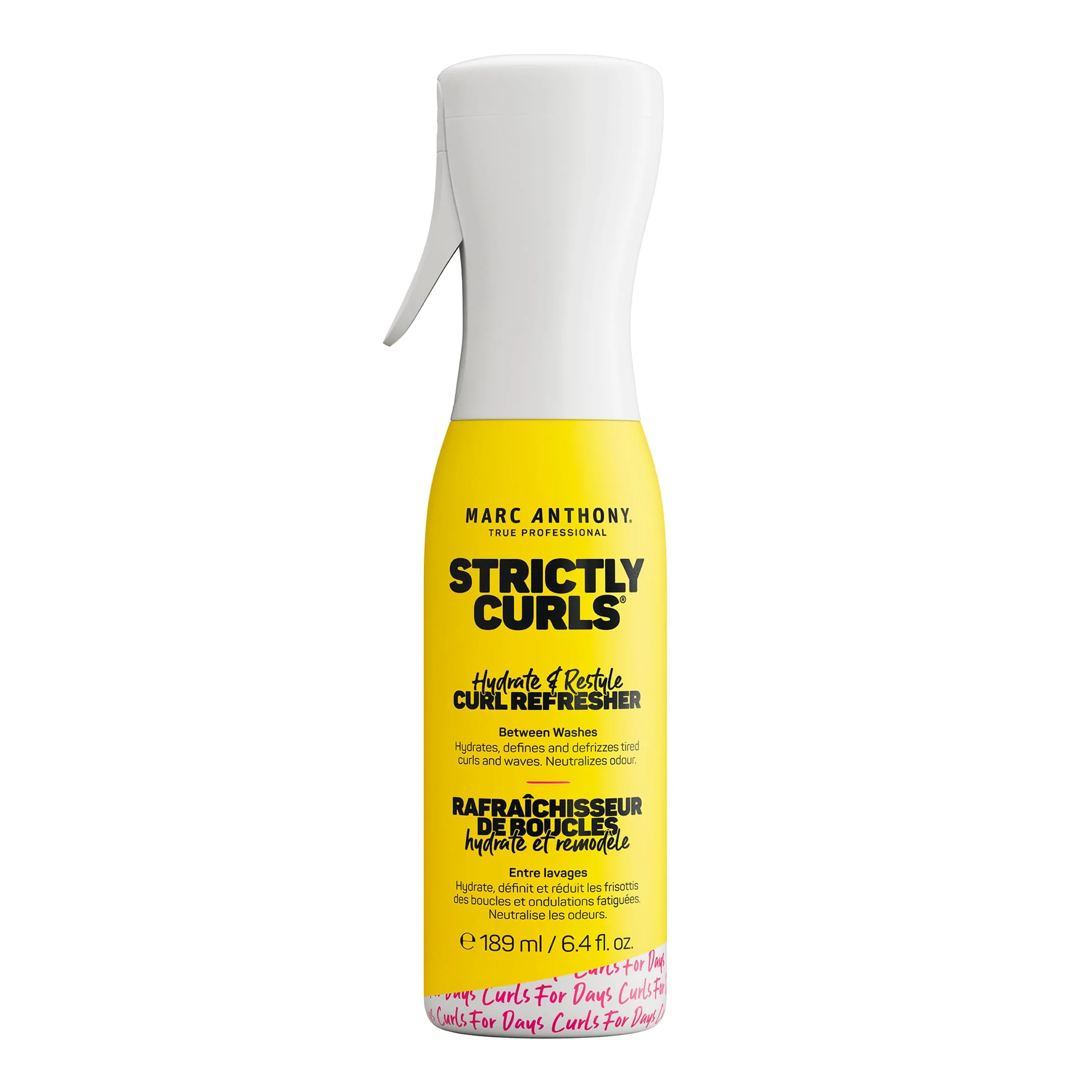 High-Quality Marc Anthony Curl Refresher Spray Strictly Curls - Lightweight Anti-Frizz Curly Hair Spray Hydrates Restyles for Soft Bouncy Defined Curls Unique