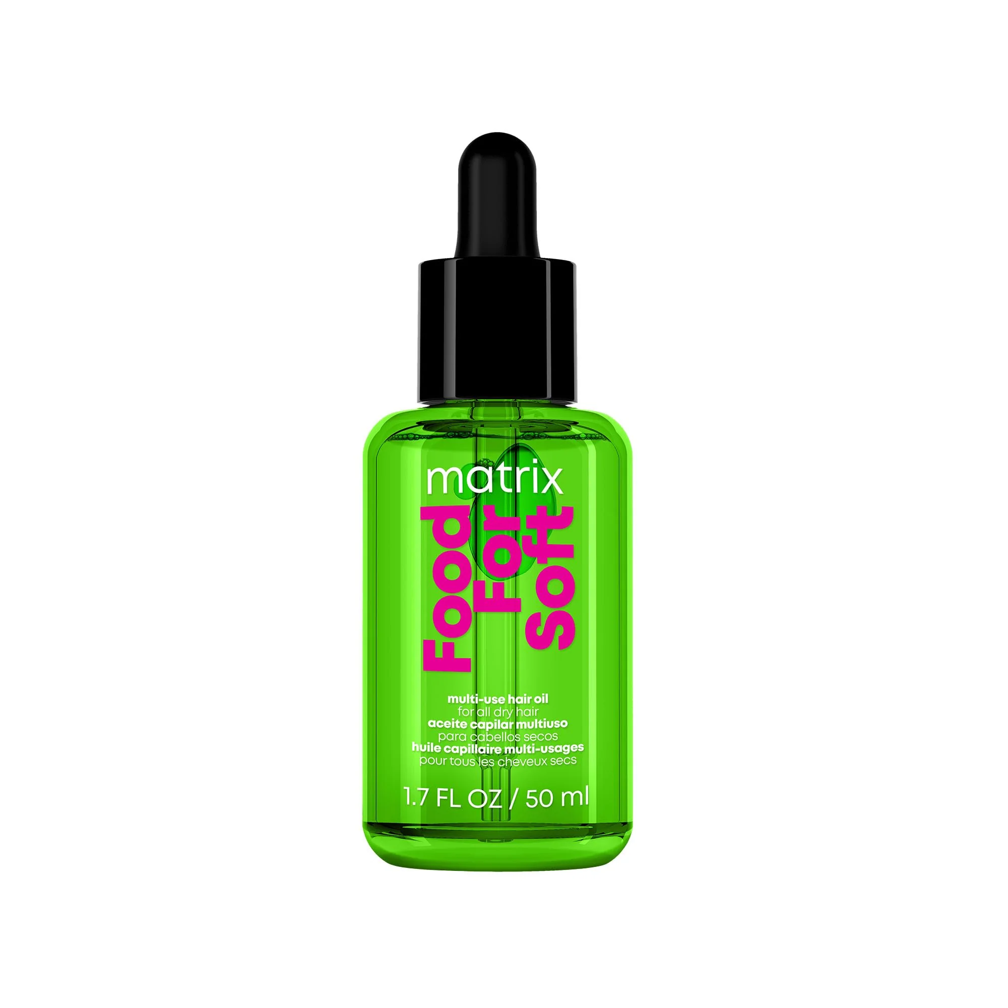 Modern MATRIX Food For Soft Serum Oil For Dry and Brittle Hair - Softens Smooths and Adds Shine With Heat Protection Repairing Leave In With Avocado Oil Practical