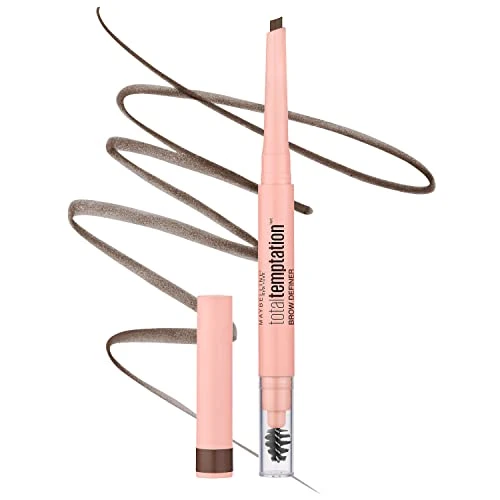 Official Maybelline Total Temptation Eyebrow Definer Pencil Medium Brown 1 Count Innovative