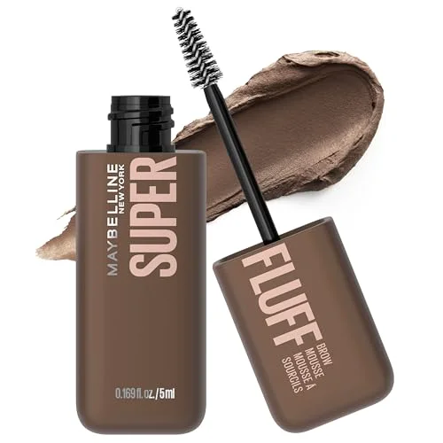 Dependable Maybelline Superfluff Volumizing Brow Mousse All Day Tinted Brow Gel For Soft Full Brows Medium Brown 1 Count Practical