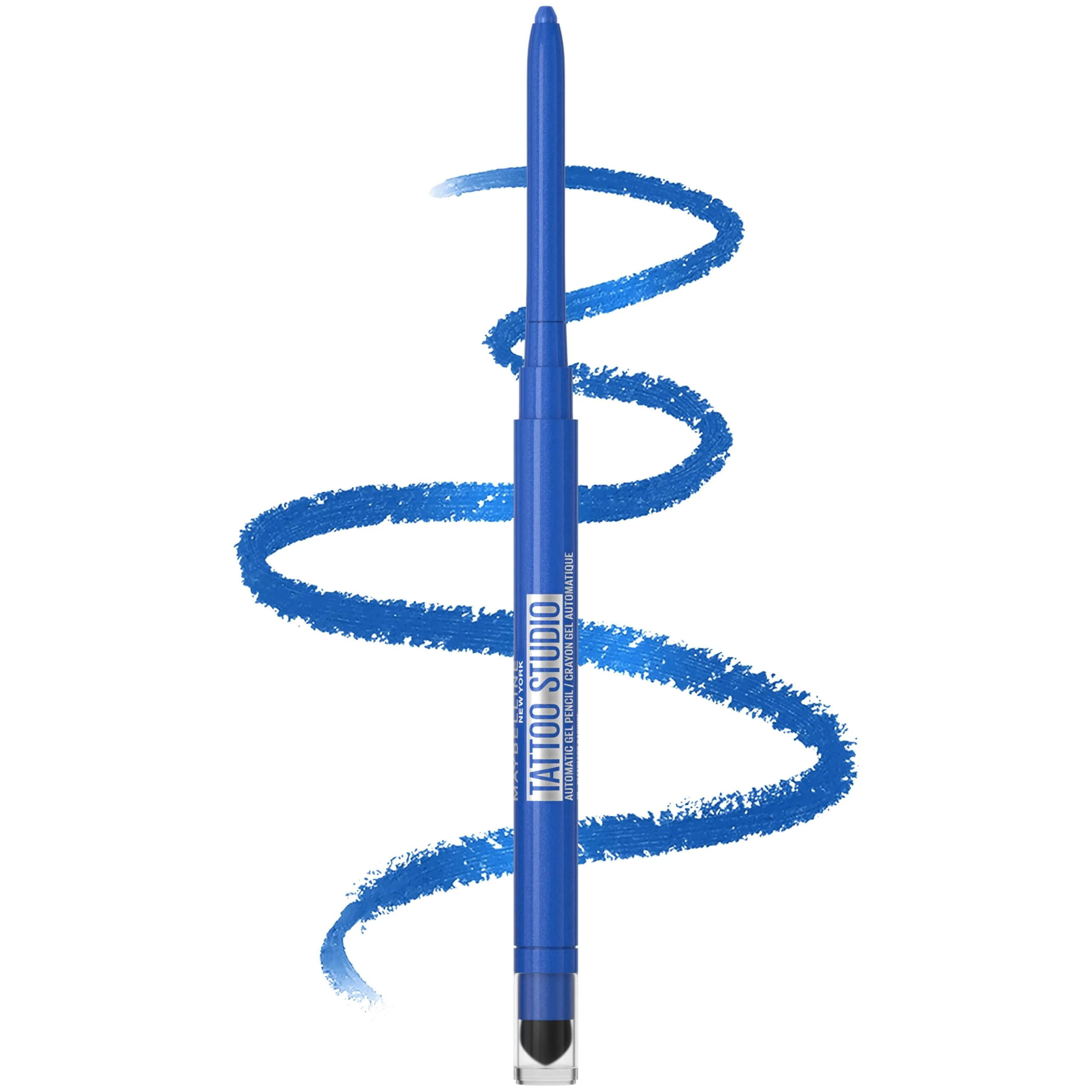 Smart Maybelline Tattoo Studio Automatic Gel Pencil Waterproof Eyeliner Blendable Smudge Resistant Matte Eyeliner For Up To 36HR Wear Sleepless Sapphire Healthy