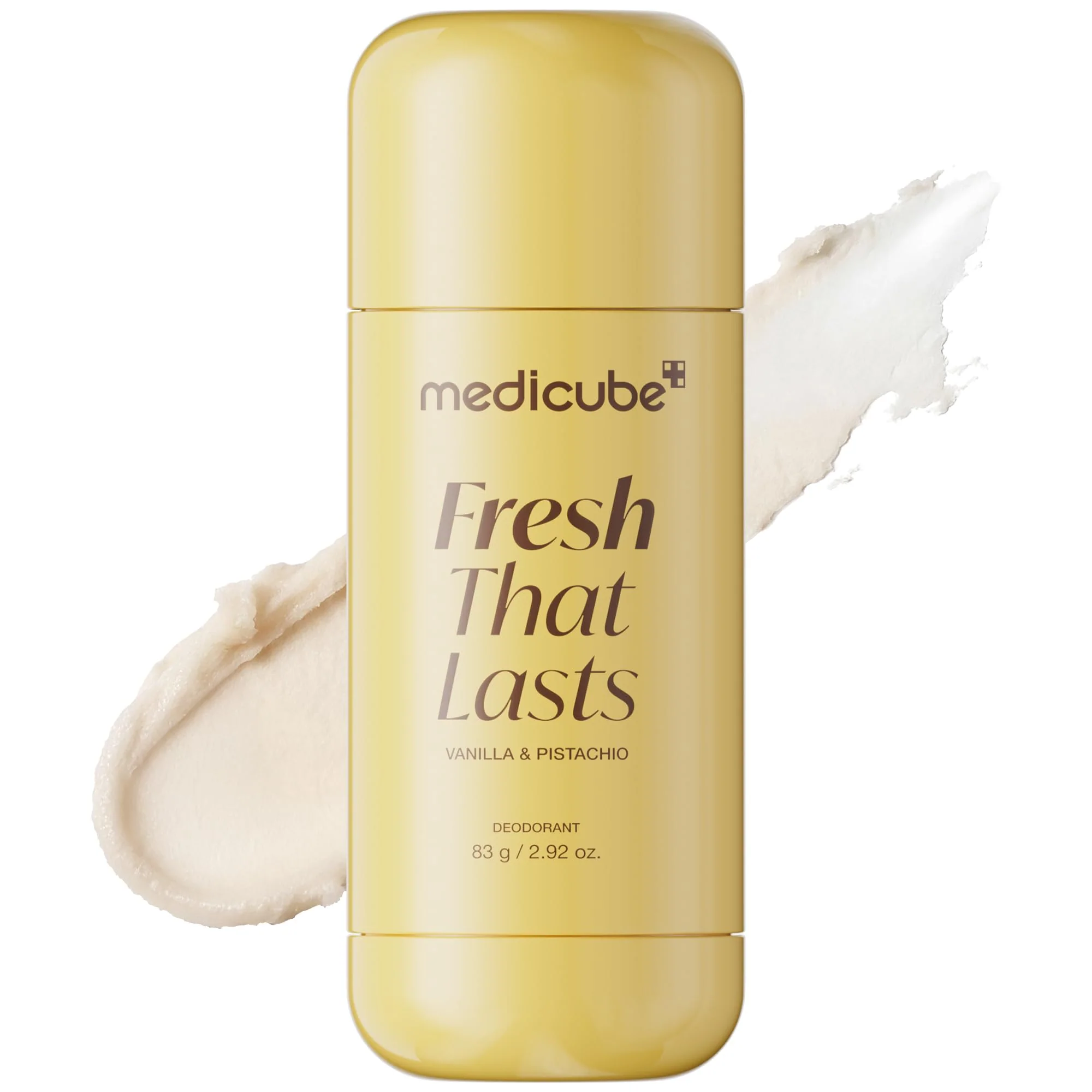 Excellent medicube Kojic Acid Turmeric Aluminum- Deodorant Vanilla Pistachio Perfumed Stick All-Day Odor Protection for Women Men Underarm Enhanced