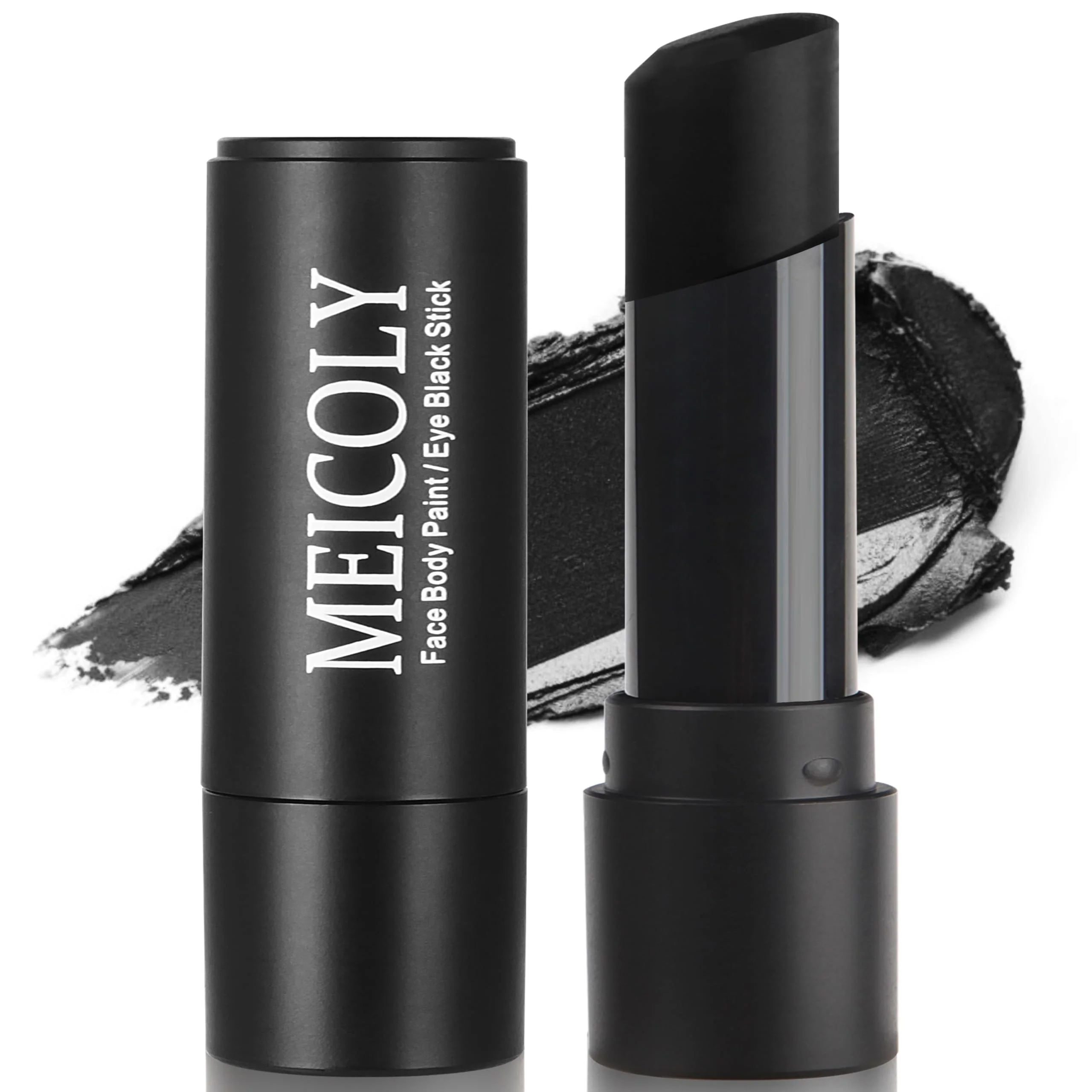 Convenient MEICOLY 3 Colors Camo Face Paint Set Black Maroon Brown Green Eye Black Stick Sporting Face Paint for Baseball Softball Football Lacrosse Hunting Unique