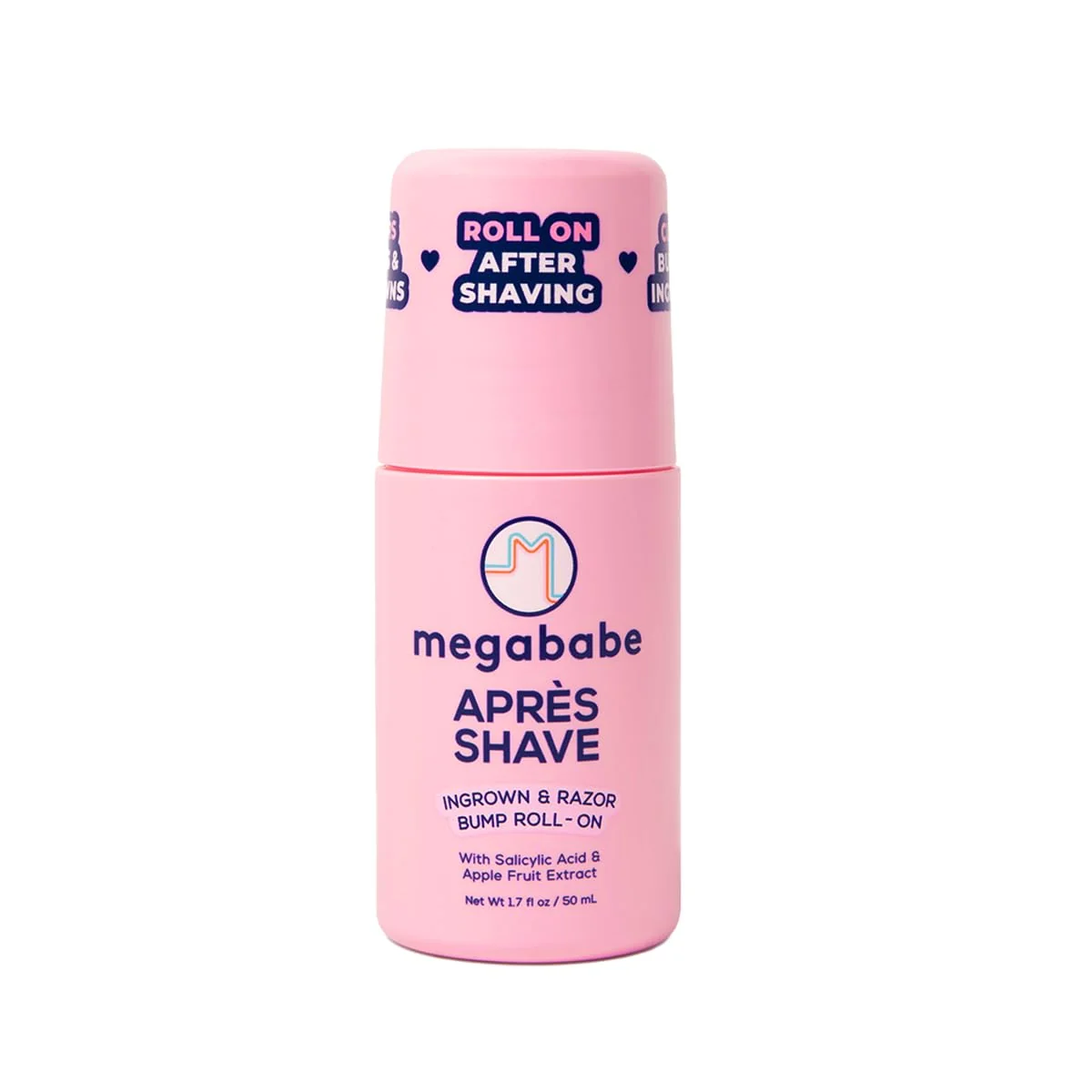 Consistent Megababe Mini Après Shave 1.7 fl oz Travel size post-Shave Waxing Vacation Essential Ingrown Hair Razor Bump Roll-On Treatment for Women Optimized