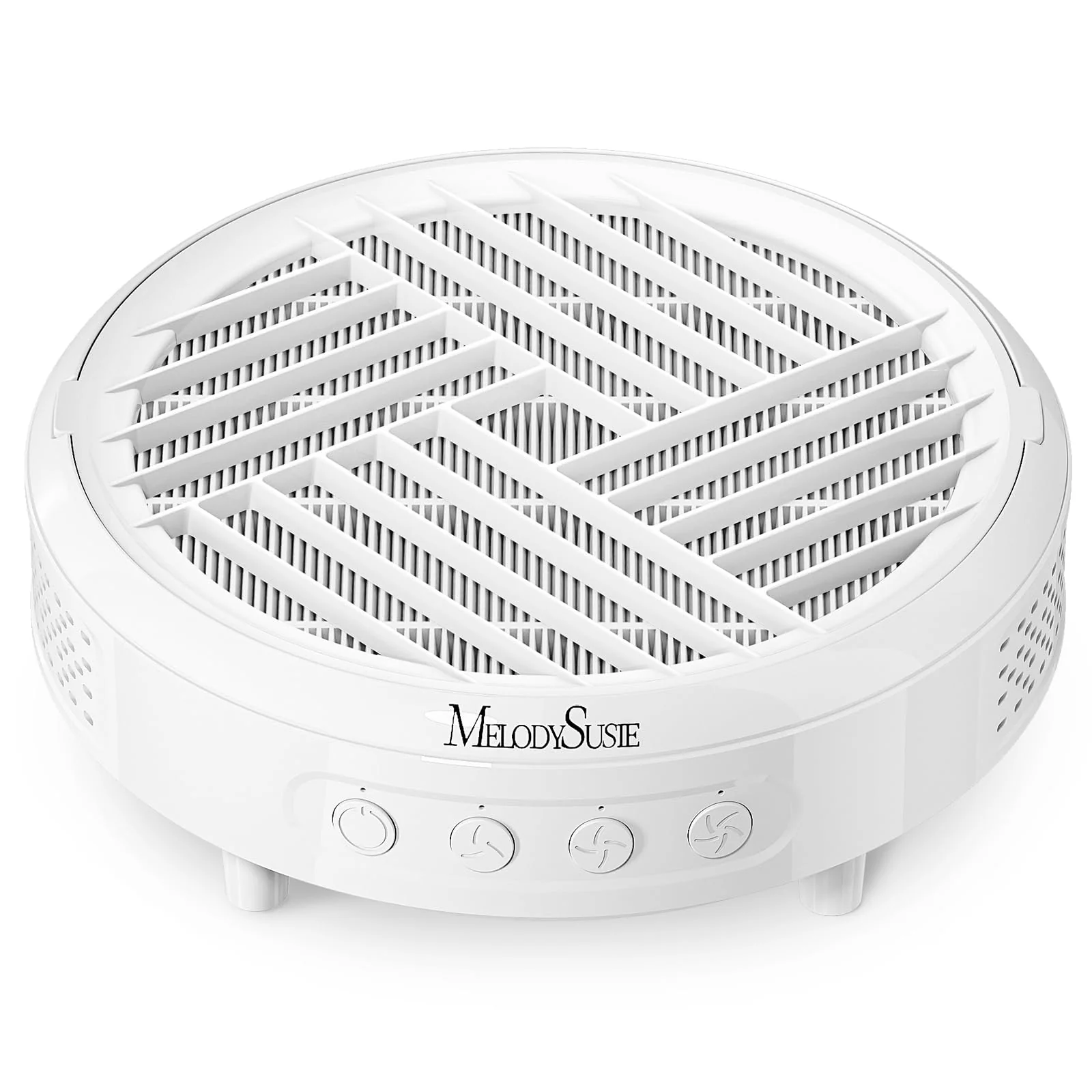 MelodySusie Compact Nail Dust Collector with Lightweight Design Hpro 3800RPM Portable Nail Vacuum Fan with 3 Suction Modes Reusable Filter Expertly Made