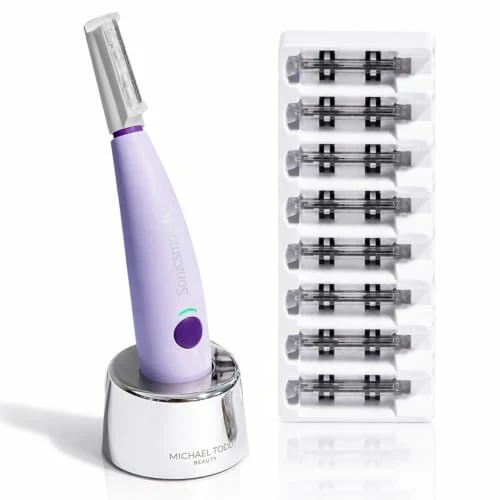 Outstanding Michael Todd Beauty Sonicsmooth Dermaplane Razor for Women Face Certified