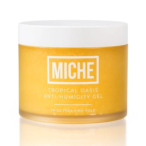 Powerful MICHE Anti-Humidity Frizz- Strong Hold Hair Gel 8.8 oz For All Curl Types - Curly and Coily Reliable