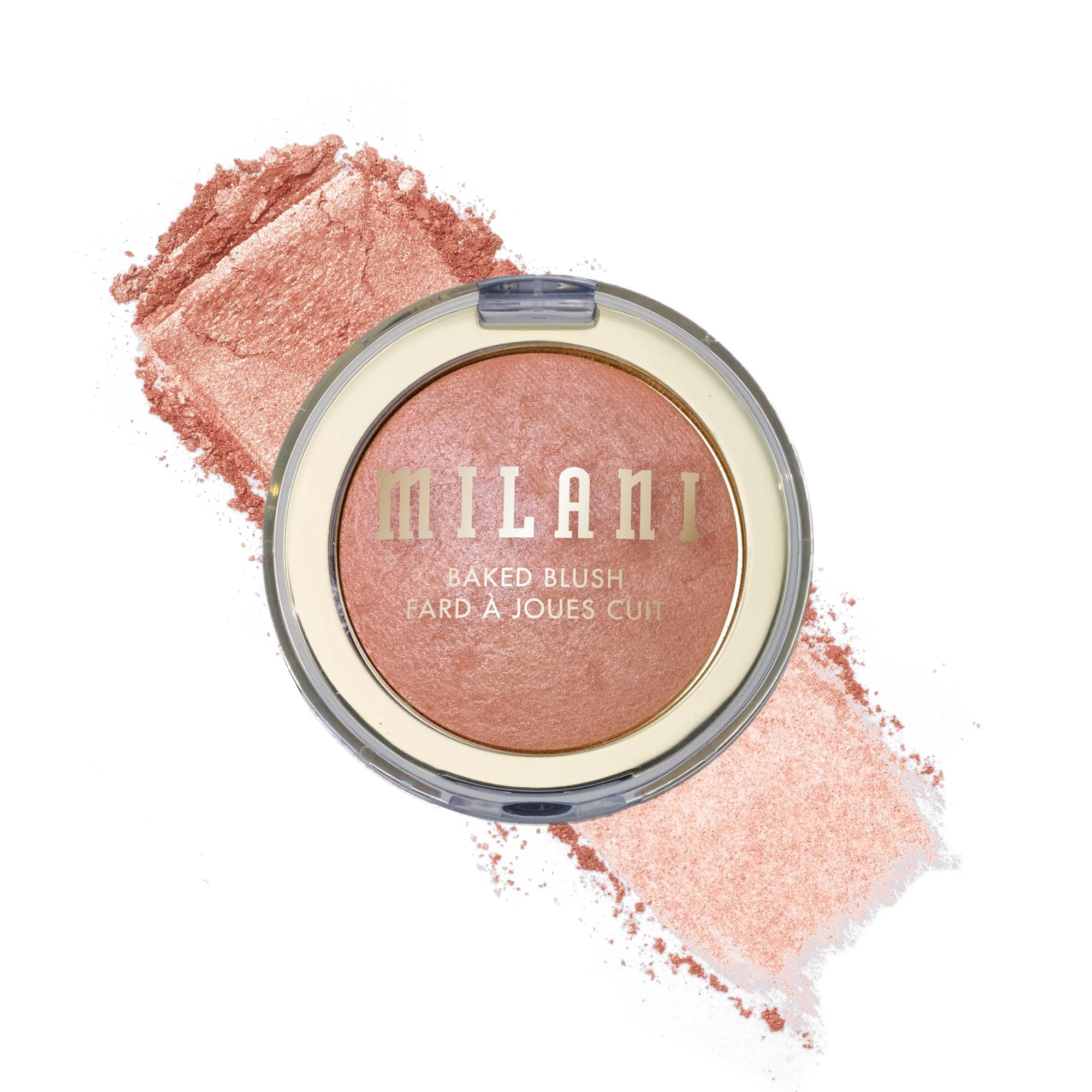 Elegant Milani Baked Blush Updated Powder Blush for Cheeks Cruelty Makeup - Shape Contour Highlight Face for a Shimmery or Matte Finish - Luminoso Exceptional