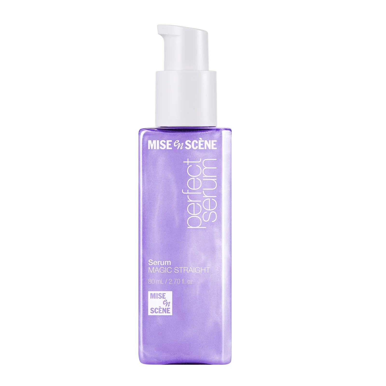 Fine Crafted Mise En Scene Straight Serum - Anti Frizz Hair Straightening Serum with heat protectant for straightener hair tamer oil Coconut Oil Smart