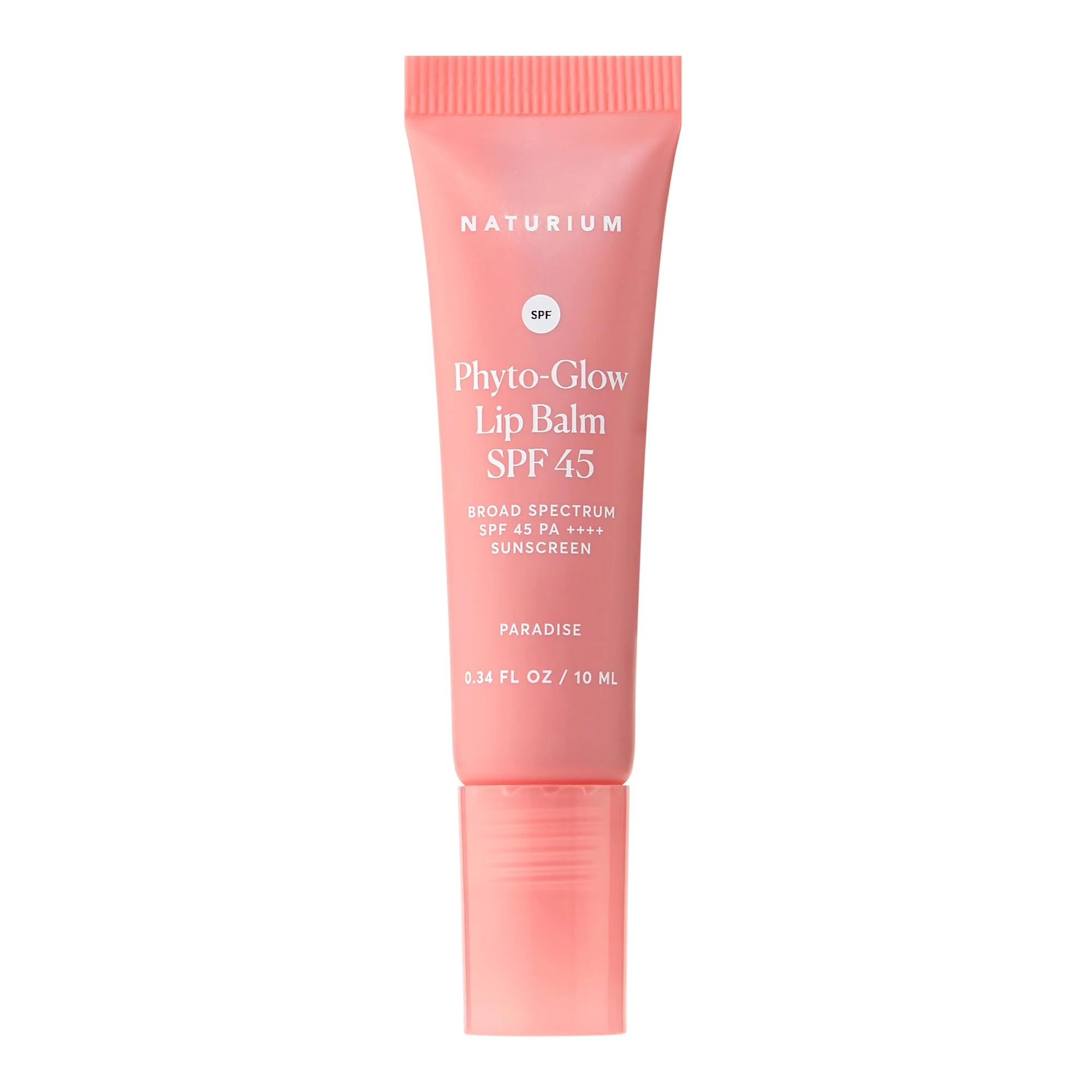 Original Design Naturium Phyto-Glow Lip Balm SPF 45 Tinted Gloss with Broad Spectrum Sunscreen 0.34 FL OZ 10 mL Paradise Authentic