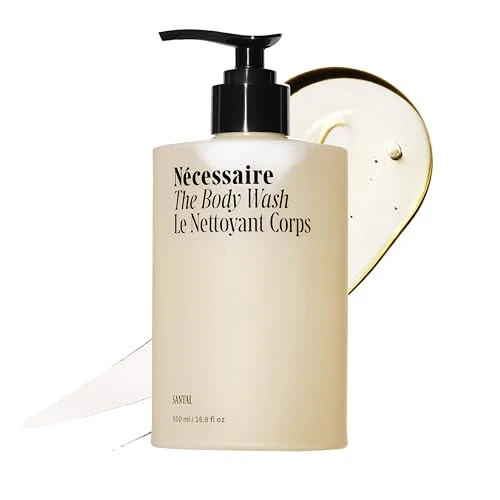 Healthy Nécessaire The Body Wash Santal. Multi-Oil Shower Gel Body Wash for Women Men. Non-Comedogenic Hypoallergenic for Sensitive Skin with Niacinamide Casual