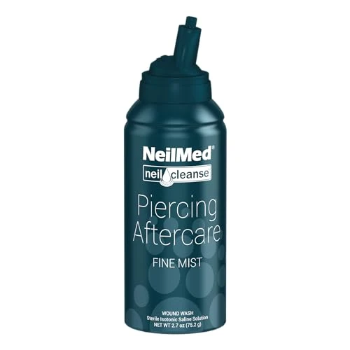 Innovative Neilmed NeilCleanse Piercing Aftercare Fine Mist Travel Size 75mL Dependable