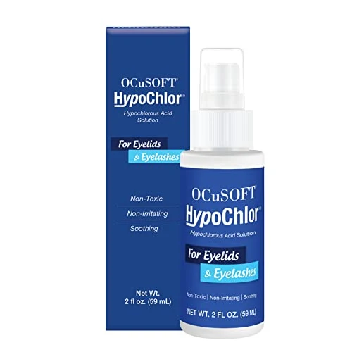 Premium Material OCuSOFT HypoChlor Spray - Non-Irritating Hypochlorous Acid Spray Eyelid Cleanser Solution to Remove Oil Debris- 2 fl oz Quality