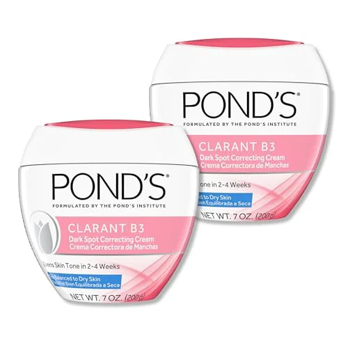 Versatile POND S Clarant B3 Dark Spot Correcting Cream - Daily Moisturizer for Dry Skin - Moisturizing Face Cream with Vitamins B3 C - Dermatologist Tested 7 Classic