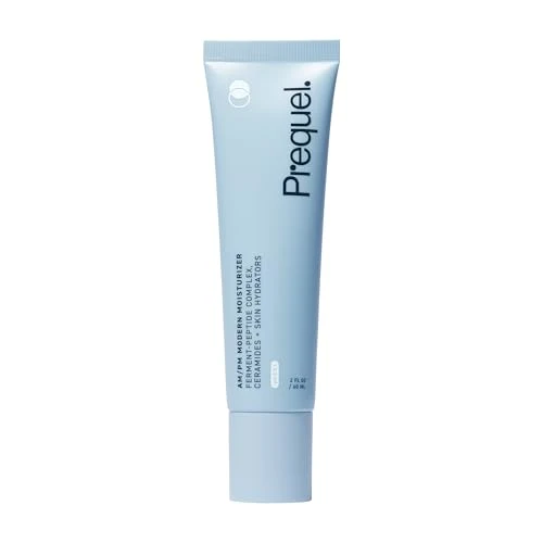 Safe Prequel Skin AM PM Modern Moisturizer - Hydrating Face Cream with Peptides Ceramides Glycerin for Dry Sensitive or Combination Skin - Non-Greasy Responsible