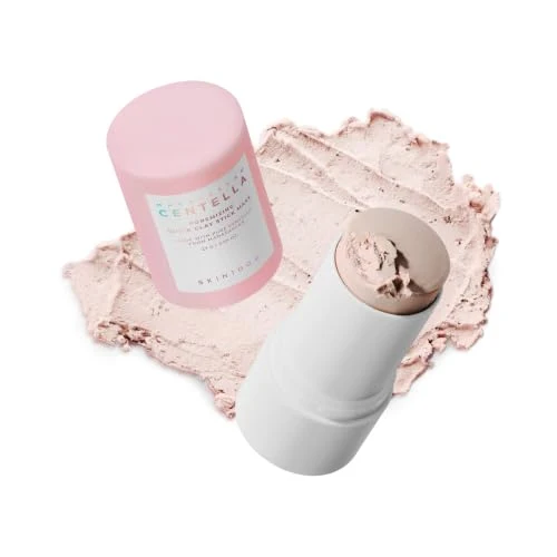 Solid SKIN1004 Hudson's Pick Poremizing Quick Clay Stick Mask Facial Clay Mask for Pores Centella Clay Stick for Pore Minimizing Pink Pore Mud Mask Authentic