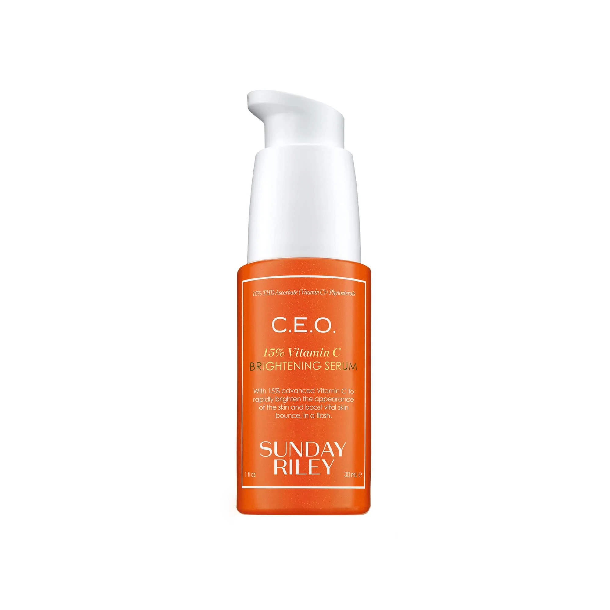 Comfortable Sunday Riley C.E.O. 15 Vitamin C Brightening Serum Orange 1.0 Fl oz pack of 1 Fast
