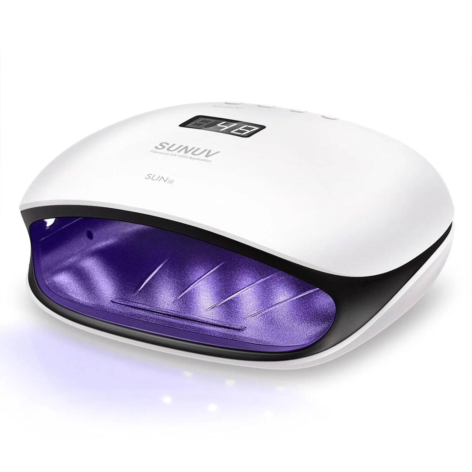 Original Design SUNUV UV LED Nail Lamp UV Light for Nails Compatible with All Gel Polish 36 LEDs with 4 Timer Settings LCD Display for Home Salon Black Green
