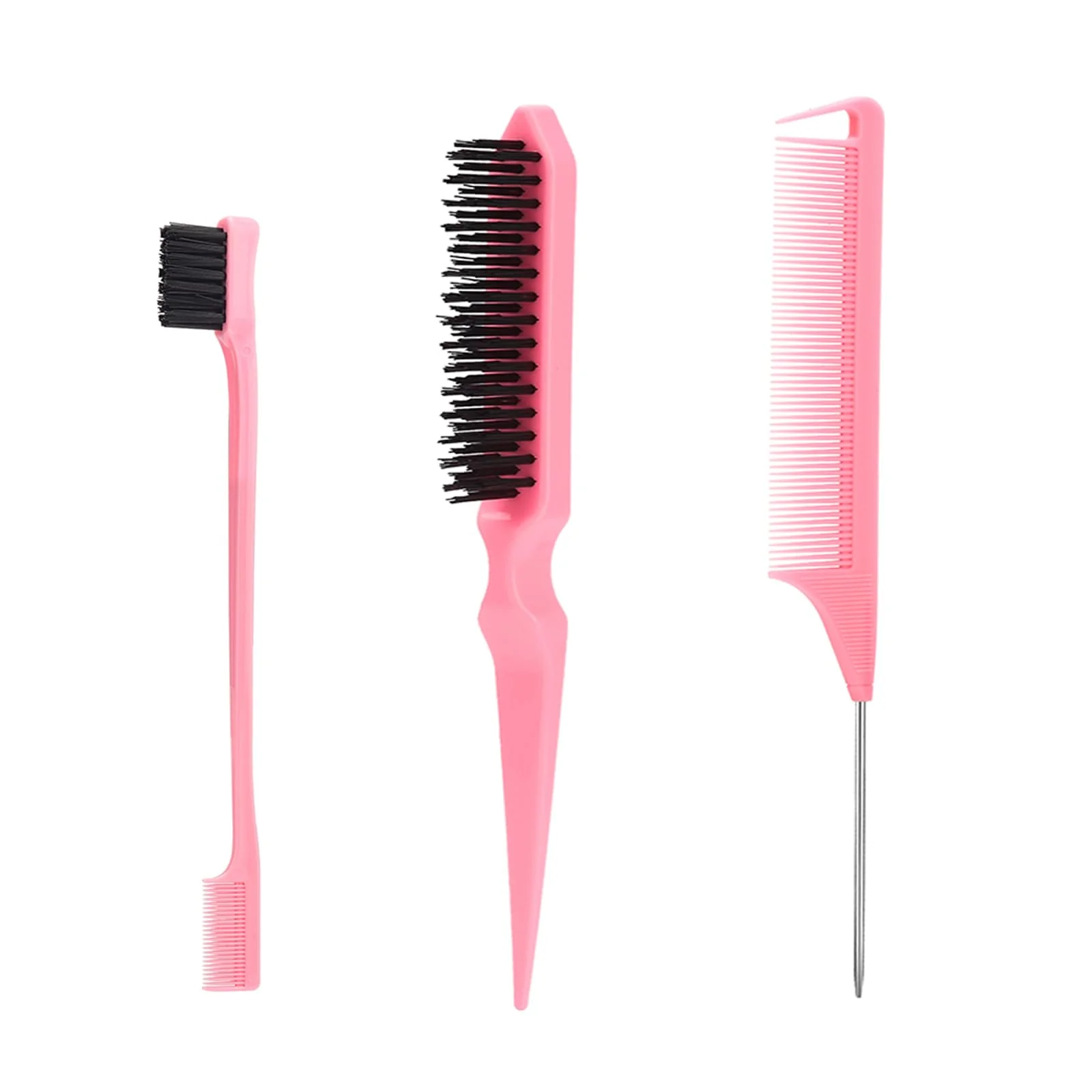 Official SWEET VIEW 3Pcs Slick Back Hair Brush First-Class