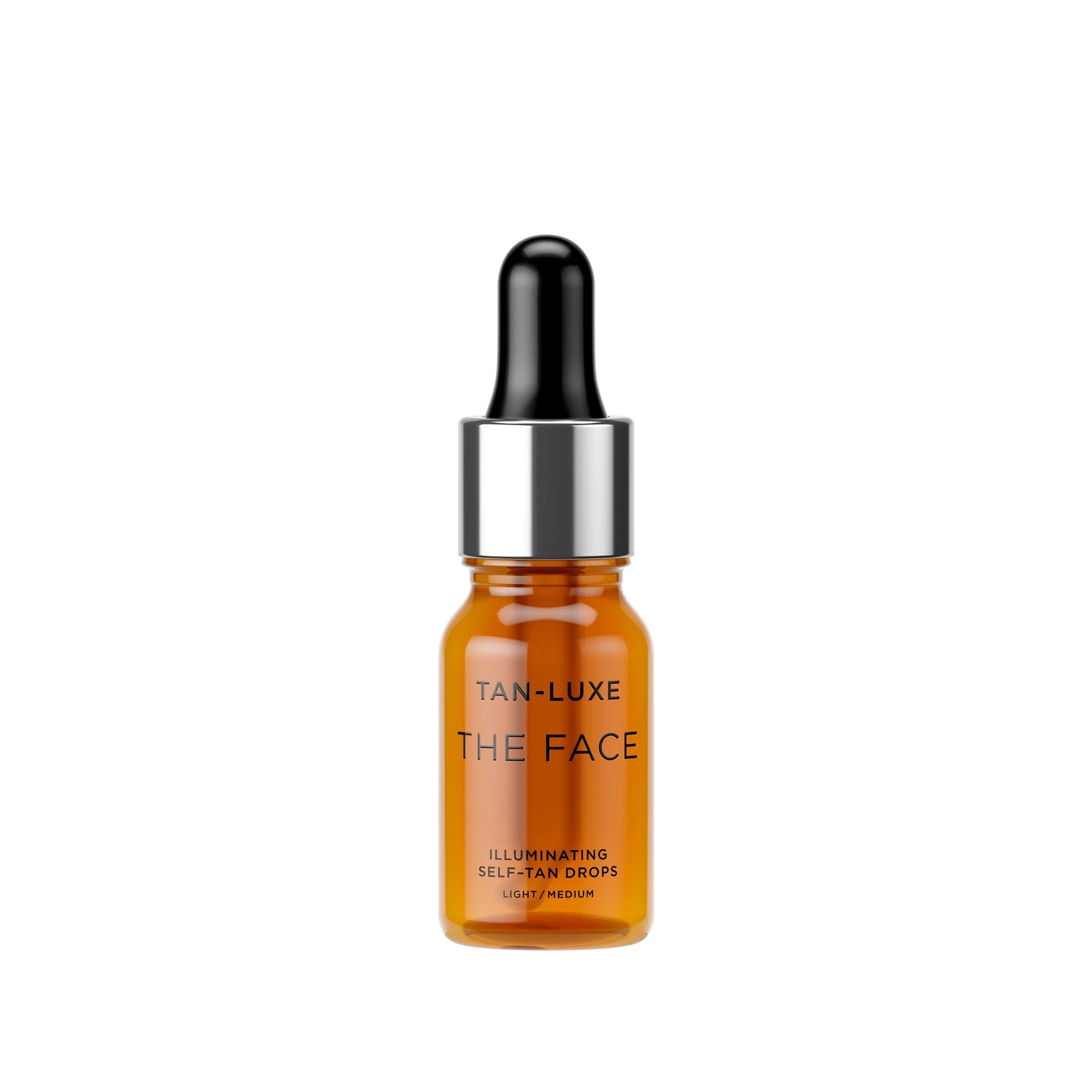 Tan-Luxe The Face Illuminating Self Tan Drops Custom Face Tanner for a Natural Looking Glow Skincare Benefits Mix with Moisturizer or Serum Solid