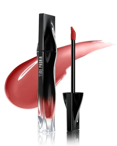 Classic TIMEPHORIA Stellar Dust Lip Stain 11 Futura Transfer-Proof Smudgeproof Lip Gloss Rose Brown Tinted Glossy Finish High-Pigment Vibrant Color Exclusive