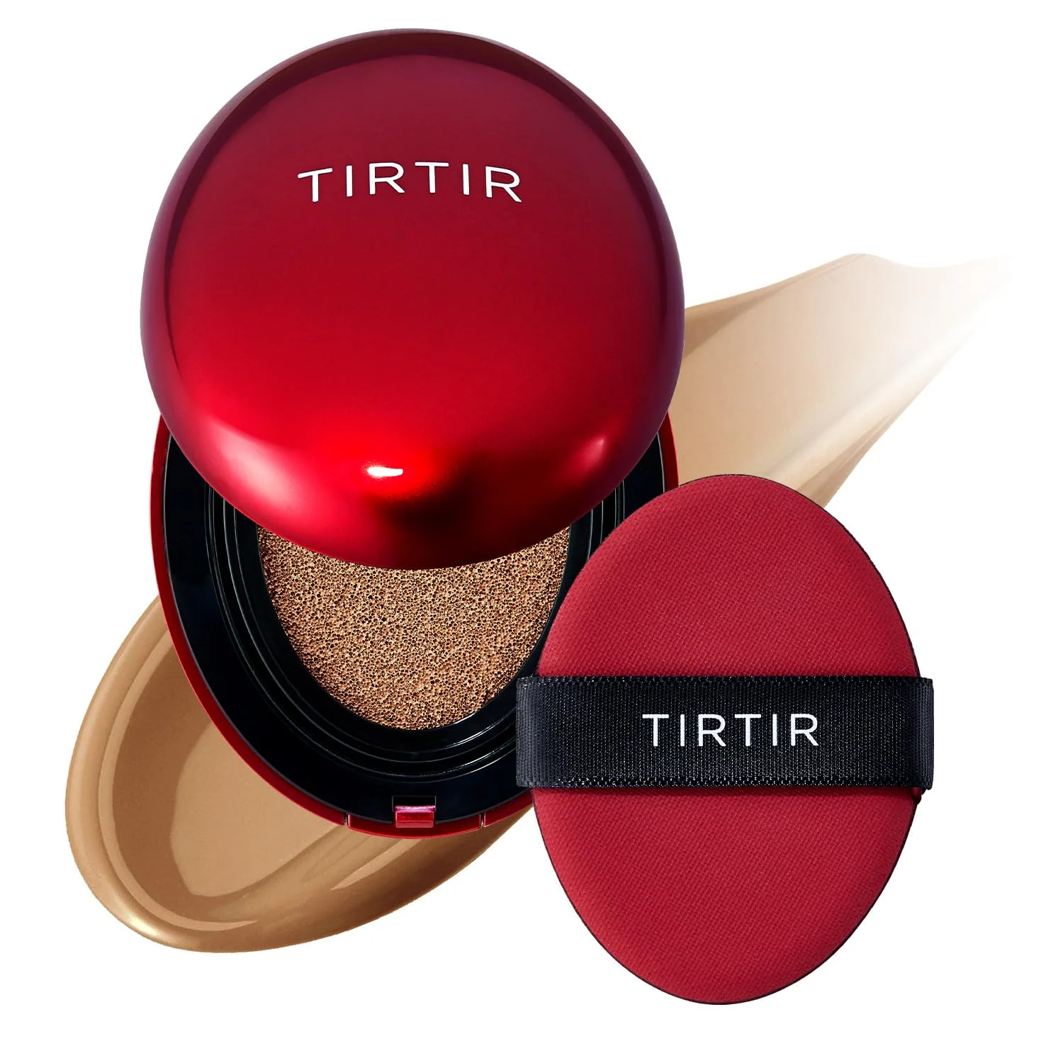 User-Friendly TIRTIR Mask Fit Red Cushion Foundation Full coverage Weightless Skin fit Satin Glow Finish Korean Makeup BB Foundation beauty Tattoo cover up Trusted