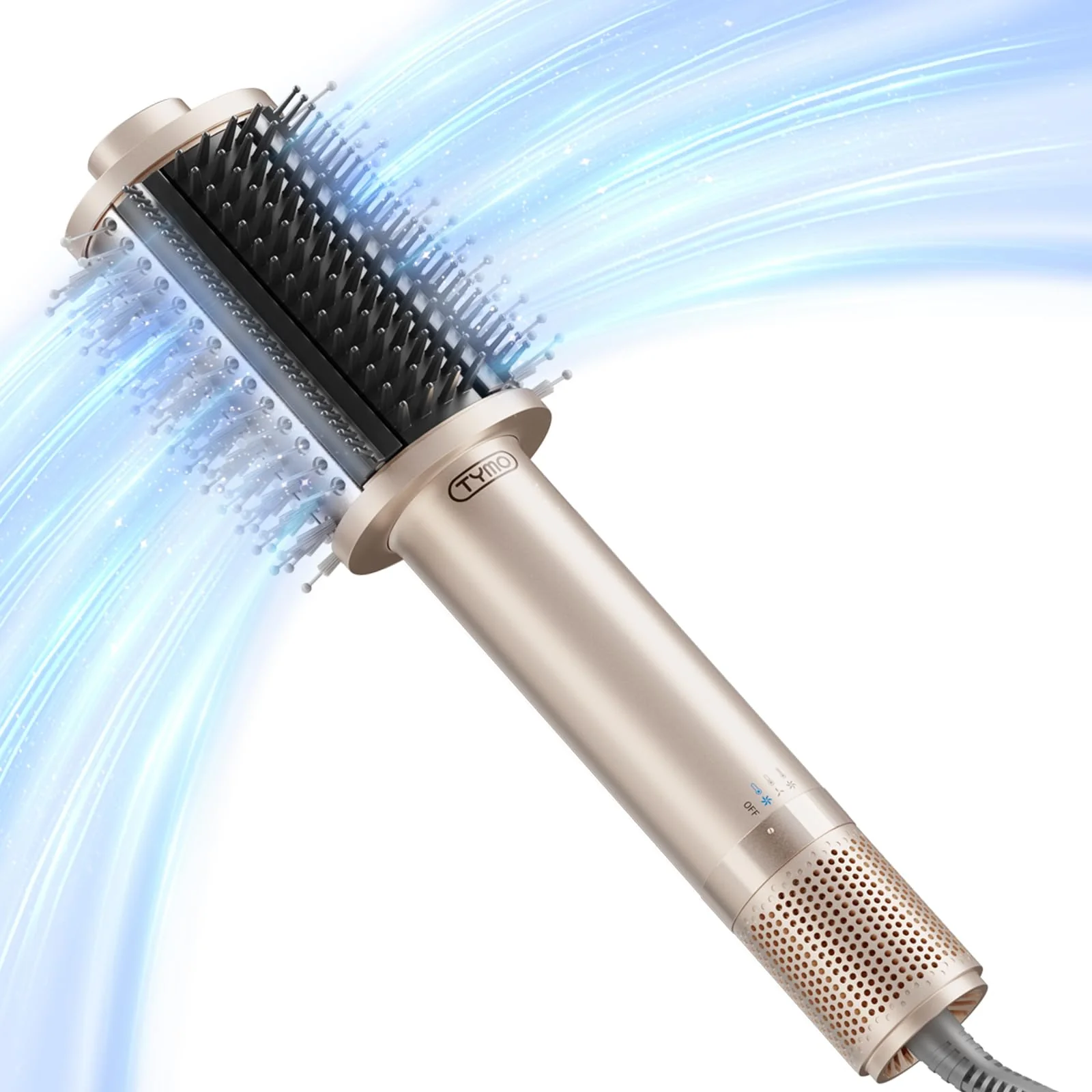 Reliable TYMO 4.0 Hair Blow Dryer Brush - Lightweight 3X Faster Drying 5-in-1 Ionic Blowout Hair Dryer Brush Adds Shine Volume Fullness for Smooth Certified