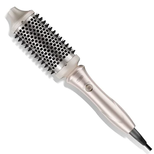 Outstanding TYMO 2.0 Thermal Brush Curling Brush - STYLUX 1.7 Blowout Volumizer with Flexi-Fit for Hair Straightening Heated Round Styler Tool Hair Exclusive