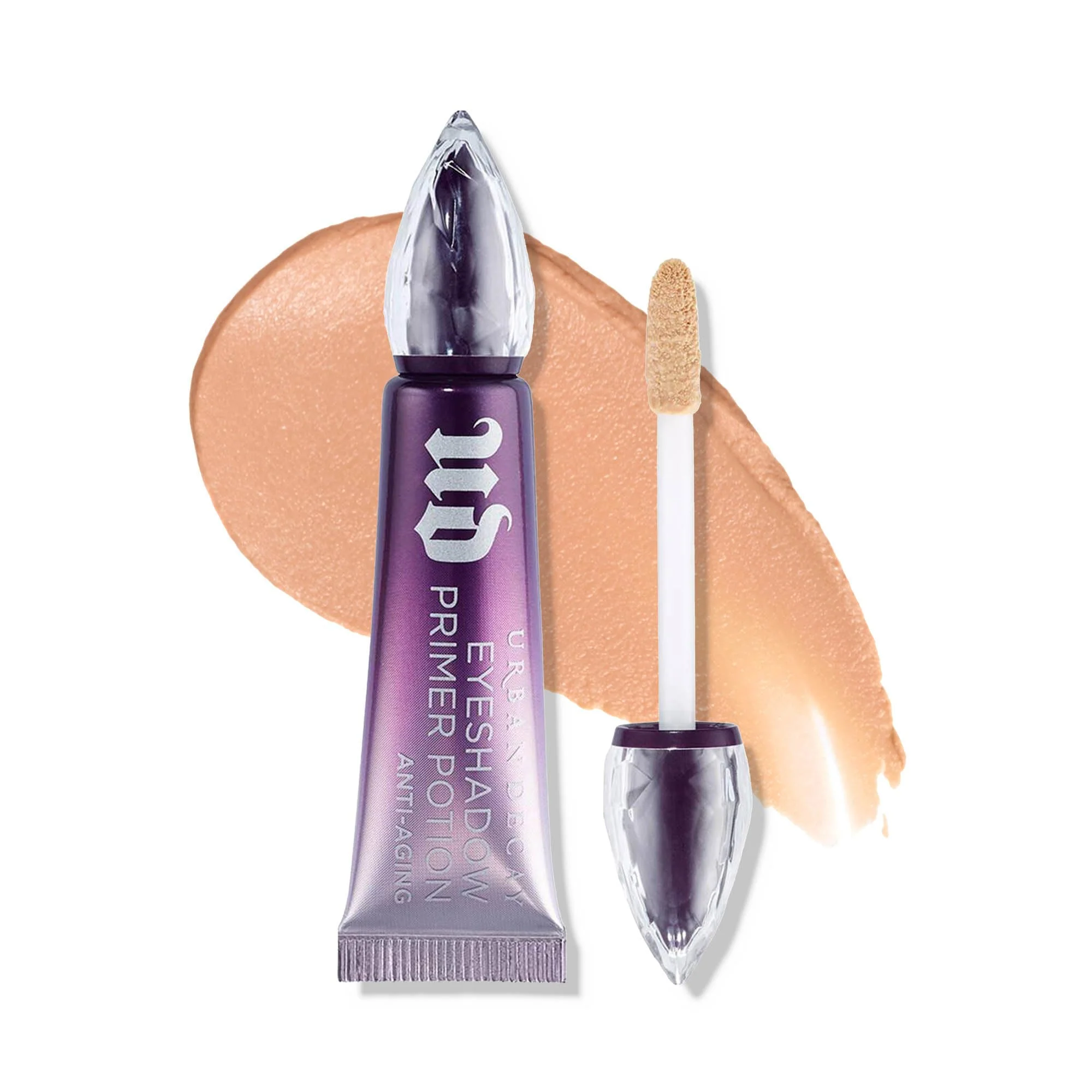 Efficient Urban Decay Anti-Aging Eyeshadow Primer Potion Travel Mini - Nude Eye Primer for Crease-Resistant Long-Lasting Makeup Improves Look of Fine Lines Traditional