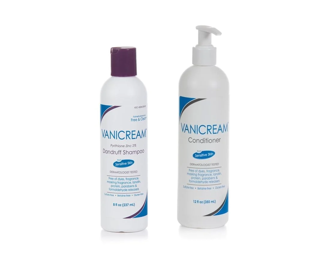 High-Quality Vanicream Dandruff Shampoo - 8 Oz Hair Conditioner - 12 Oz Stylish