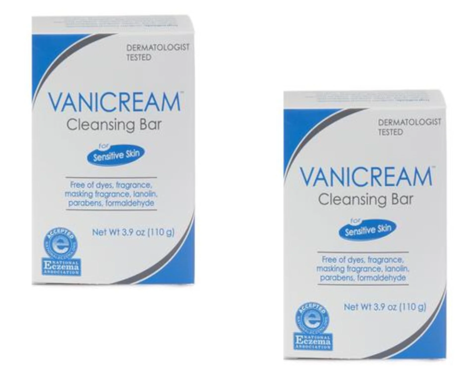 Breathable Vanicream Cleansing Bar For Sensitive Skin Unscented 3.9 Ounce Pack of 2 Sophisticated
