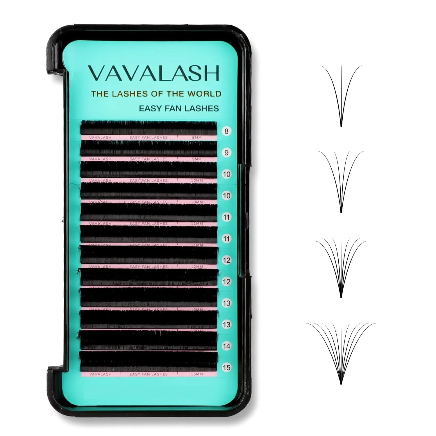 Durable Eyelash Extension Supplies CC Curl 0.03 Rapid Volume Lash Extensions Easy Fan 3D 4D 5D 6D 7D 10D Automatic Blooming Flower Lashes Self Fanning Lashes Original