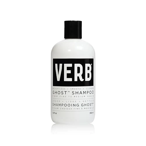 Superior VERB Ghost Shampoo 12 fl oz - Infused with Moringa Oil - Cleanses Fine and Weighed Down Hair - Vegan No Parabens or Harmful Sulfates Refined