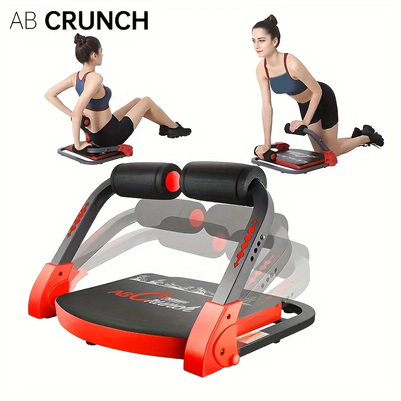 Secure Ab Crunch Machine Core Trainer Sit-Up Bench for Home Gym Stylish