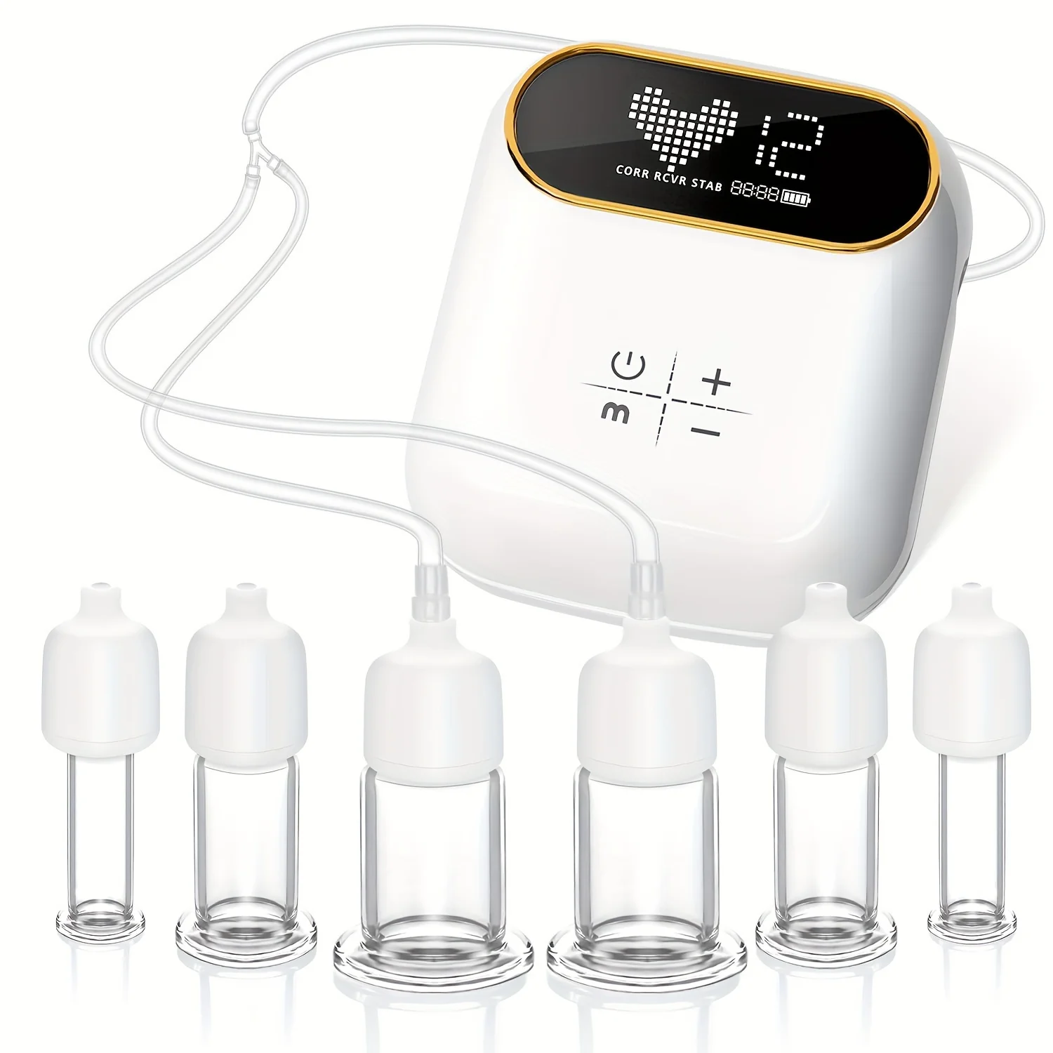 Comfortable Glo Thera Electric Facial Cupping Set 3-in-1 Gua Sha Tools Unique