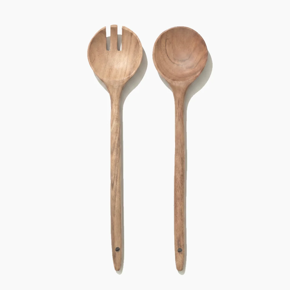 Eco-Friendly Wood Serving Utensils Set Quality