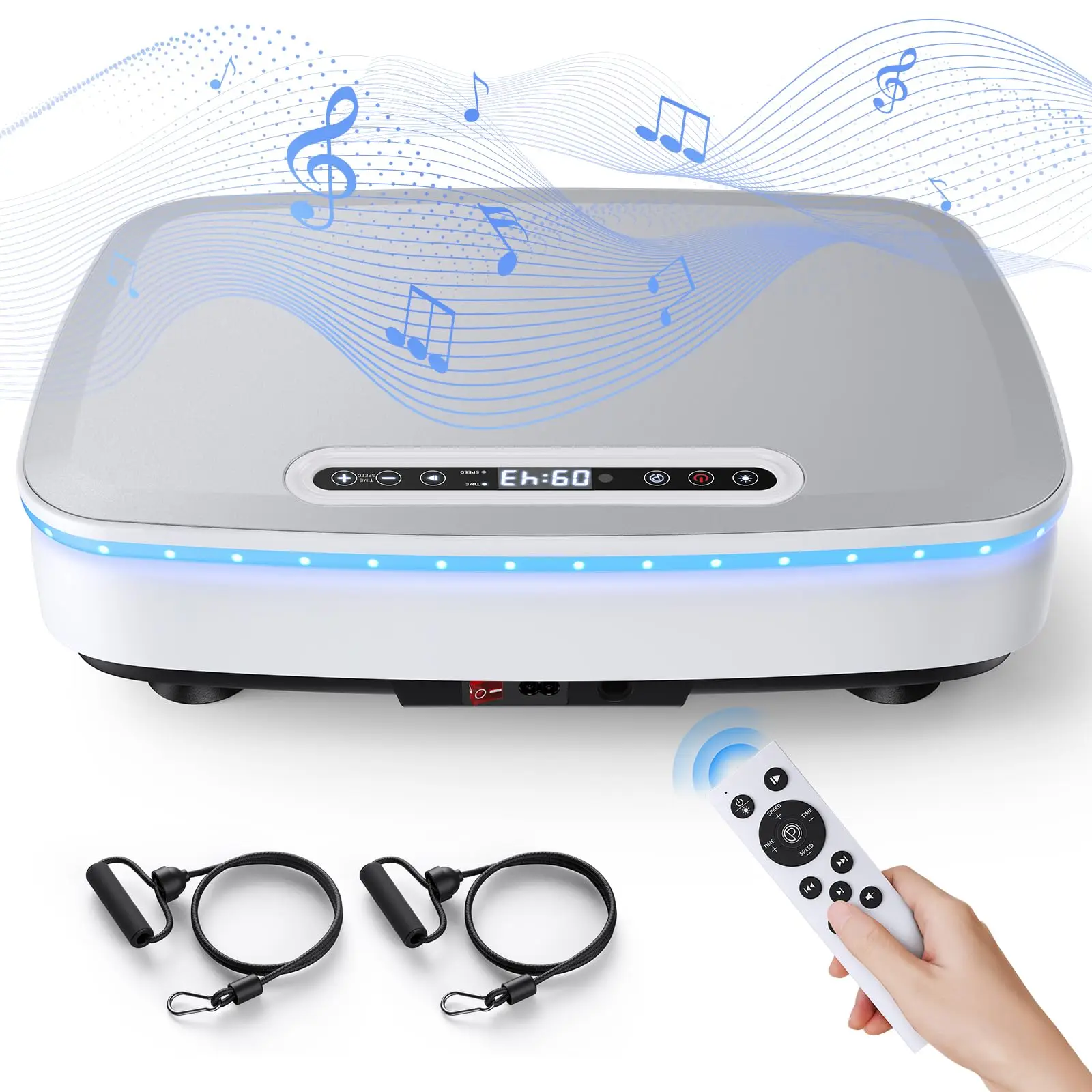 Exclusive MERACH Vibration Plate - Whole Body Workout LED Lights Fine