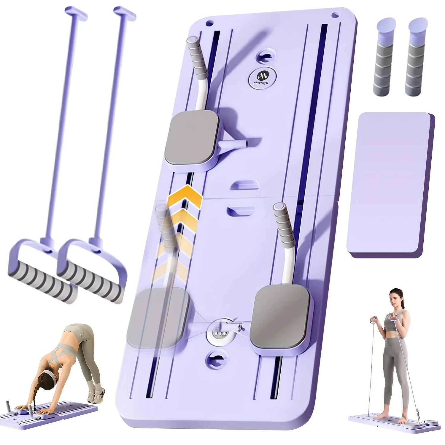 High-Grade 5-in-1 Foldable Pilates Reformer - Portable Home Workout Fitness Board Outstanding