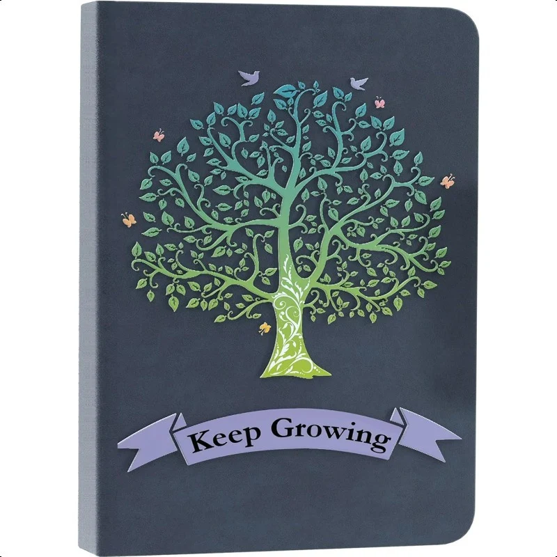 Pure Tree of Life A5 Journal - 200 Pages Wide Ruled Hard Cover Comfortable