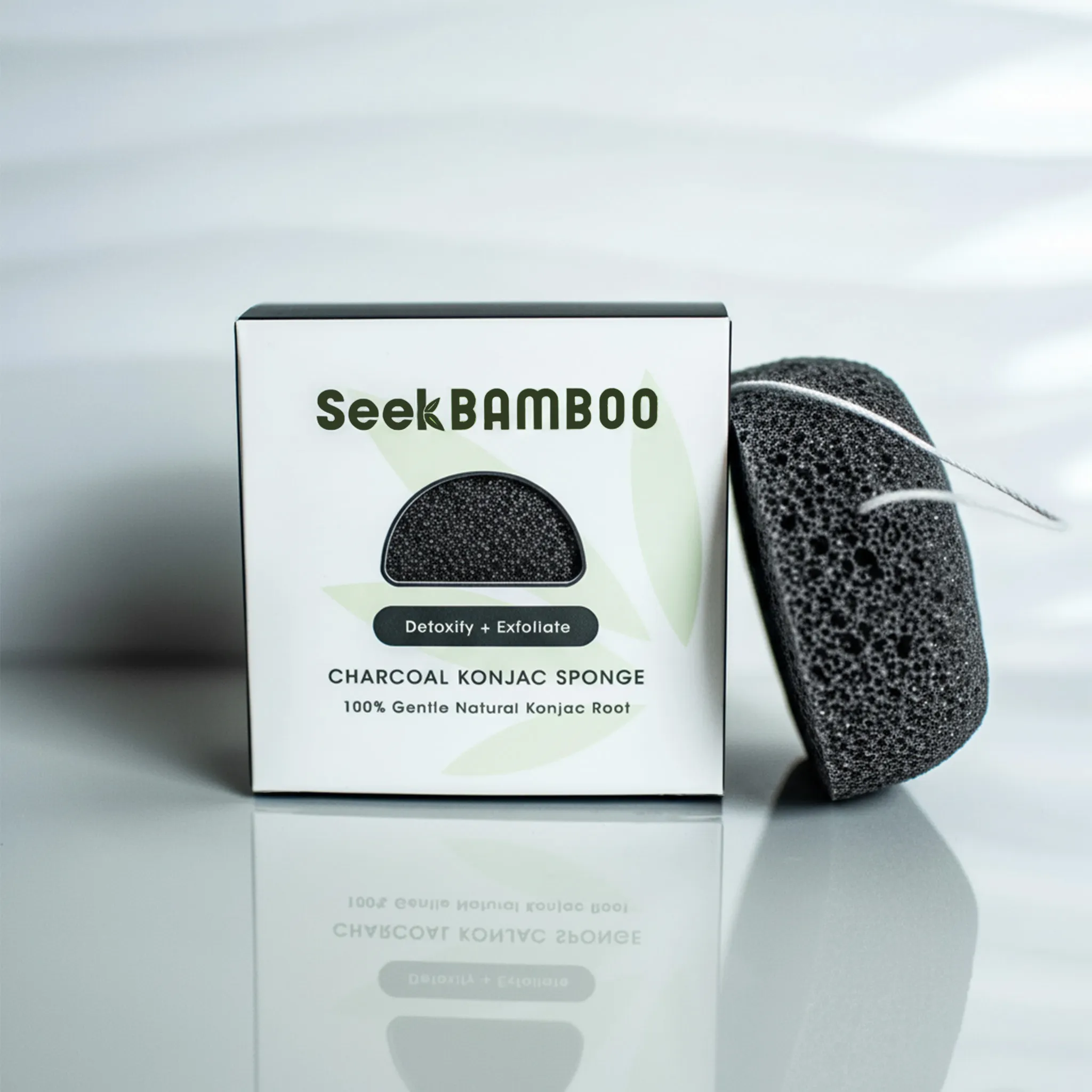 Sophisticated Charcoal Konjac Sponge Optimized