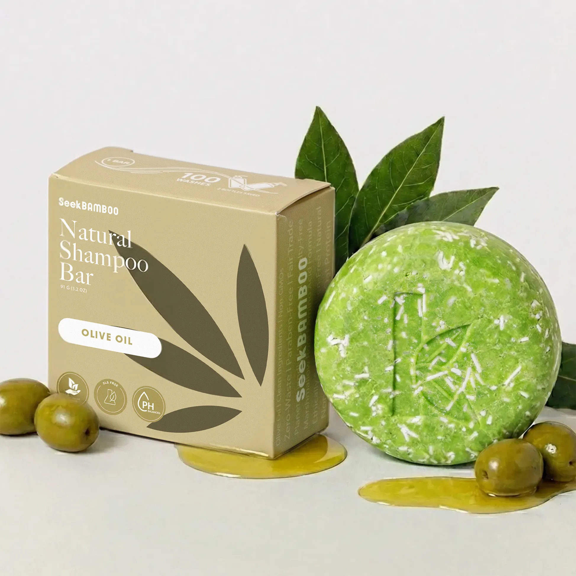 User-Friendly Olive Oil Shampoo BarOlive Oil Shower Bundle Secure