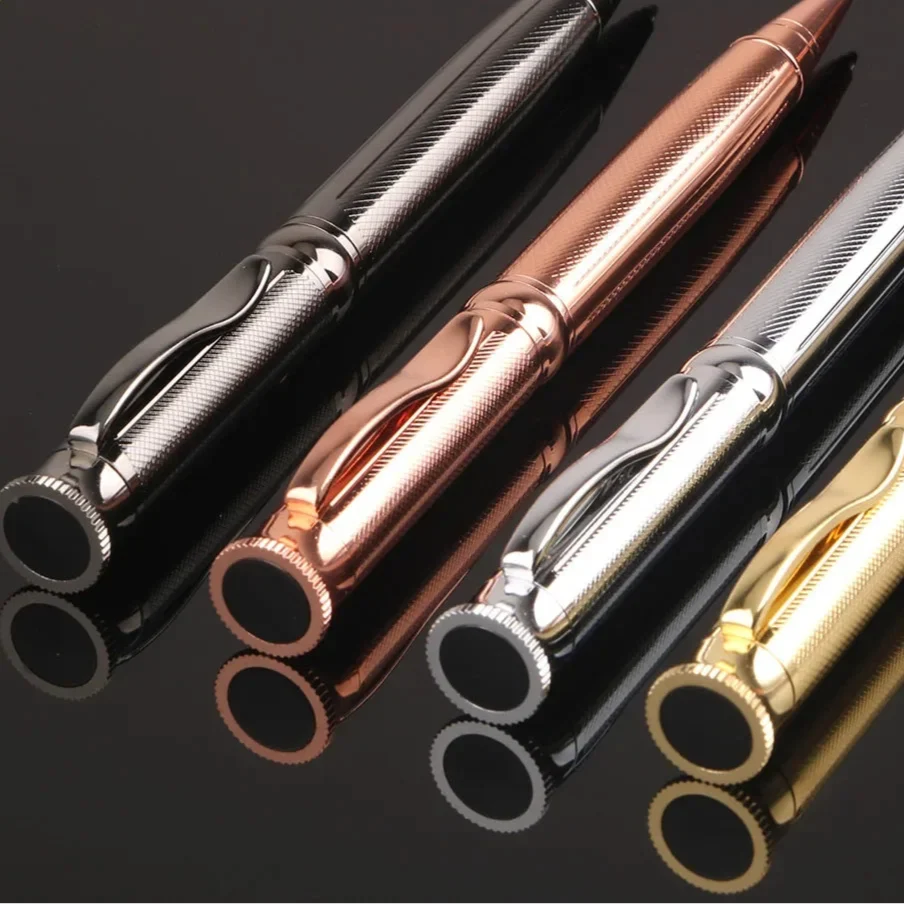 Relaxed STONEGO Twist Metal Ballpoint Pen - Retractable Rollerball Pen Sustainable