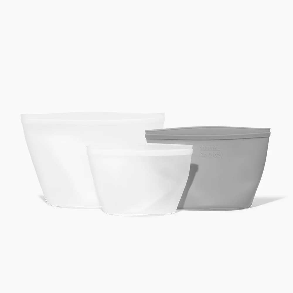 Smooth Silicone Storage Bags Minimalist
